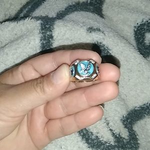Anillo de hombre baño de oro